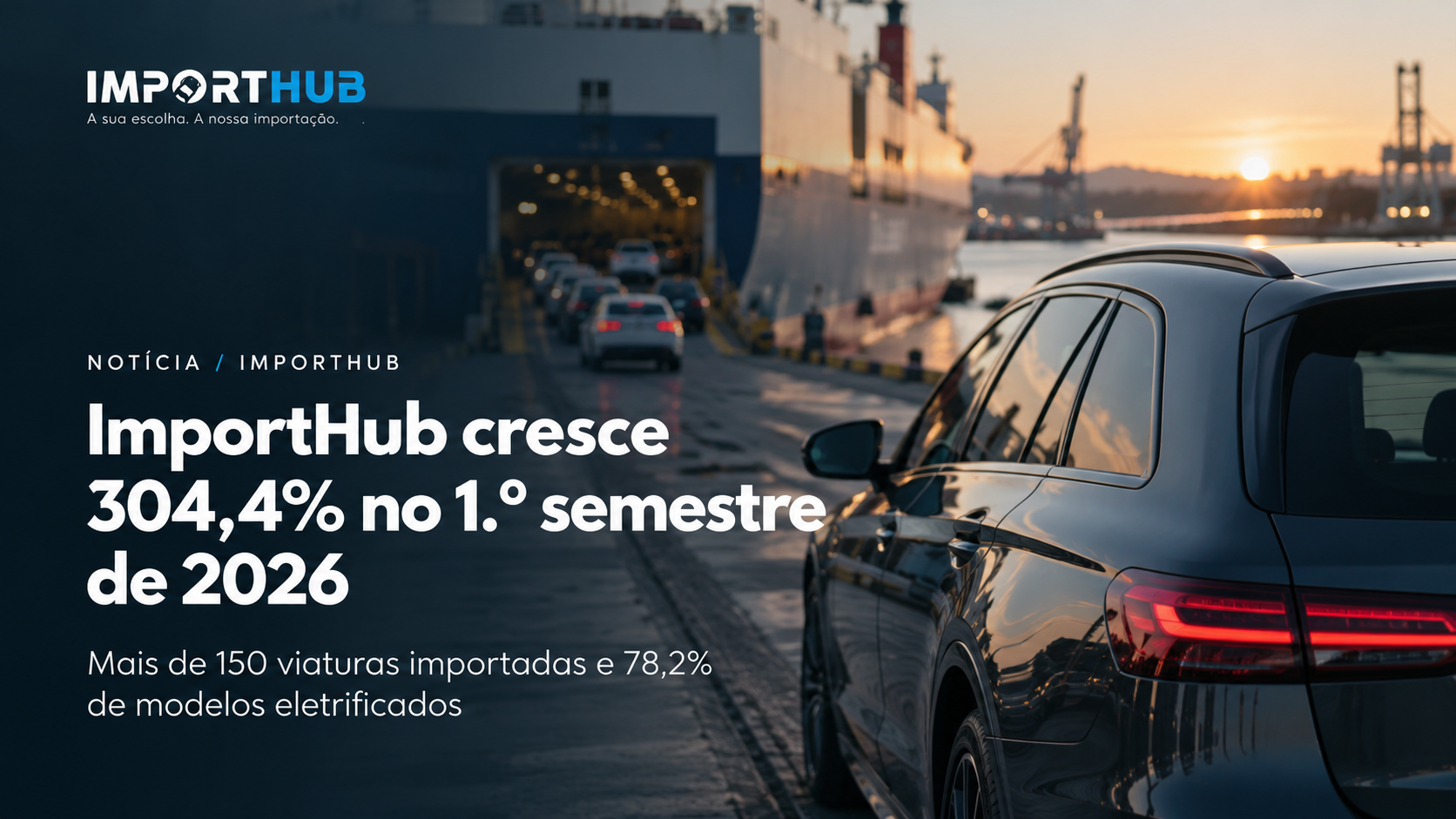 ImportHub cresce 304,4% no primeiro semestre de 2026