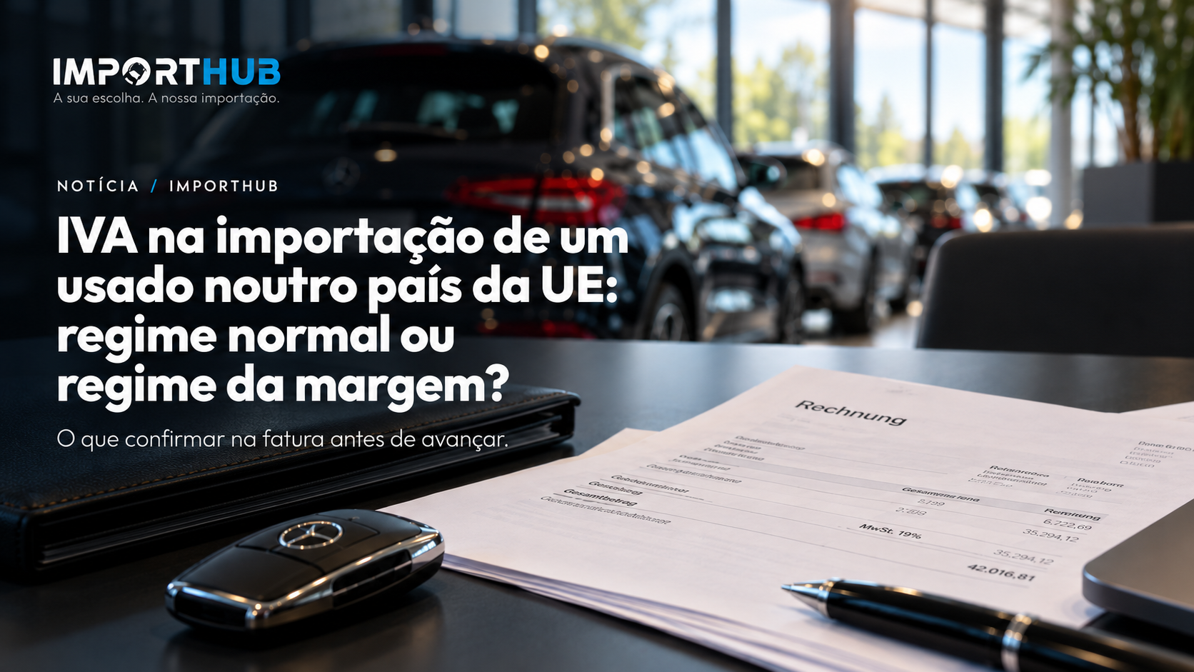 IVA na importação de um usado noutro país da UE: regime normal ou regime da margem?