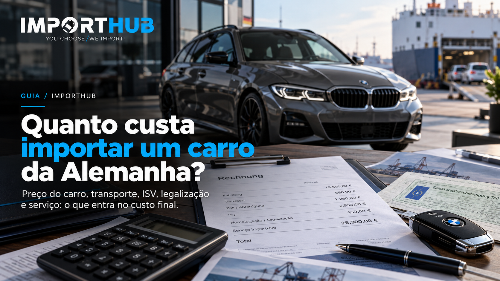 Quanto custa importar um carro da Alemanha?